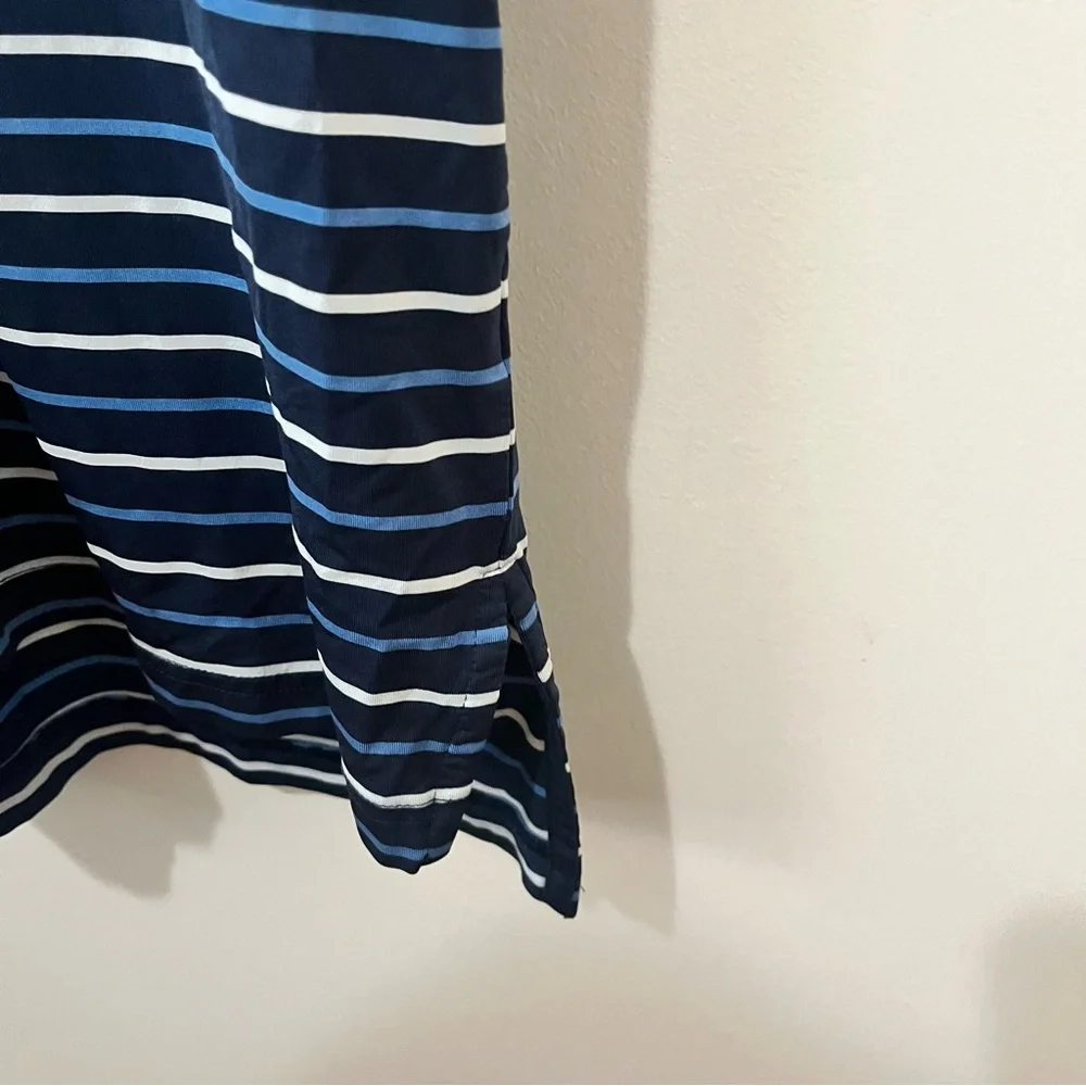 Ralph Lauren Mens RLX Striped Polo Tech Fabric Performance Golf Navy Small